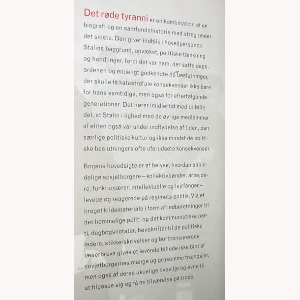 Det rde tyrani - Stalin, magten og folket 1779-1953