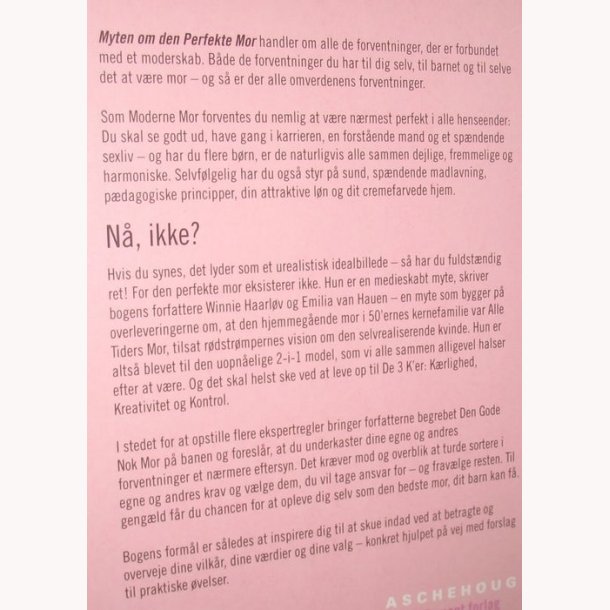 Myten om den perfekte mor