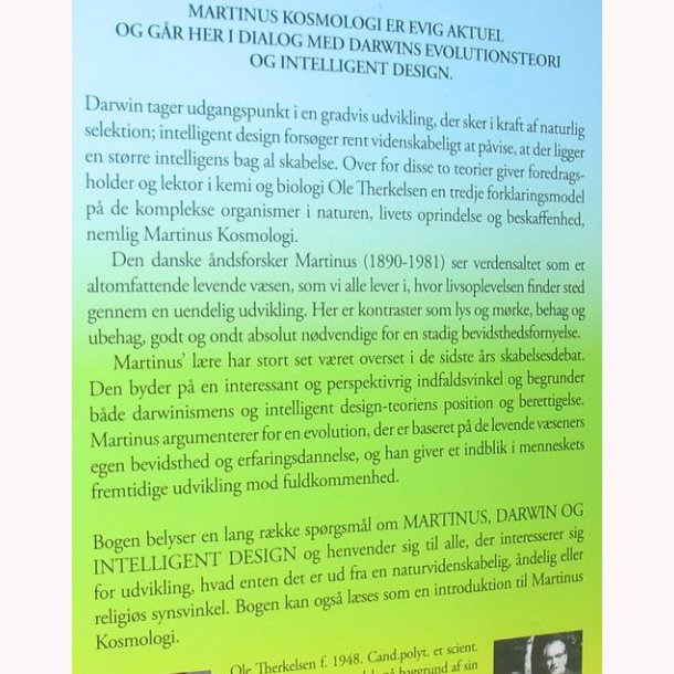 Martinus, Darwin og intelligent design