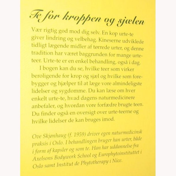 Den lille bog om urte-te