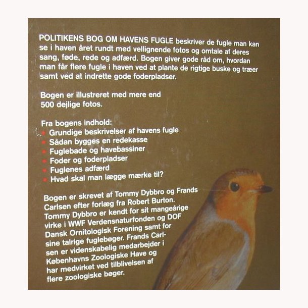 Havens fugle - foderbrt, redekasser og fugleliv