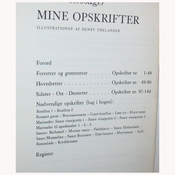 Mine opskrifter