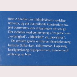 Dansk litteratur - Middelalder