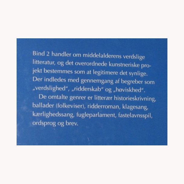 Dansk litteratur - Middelalder