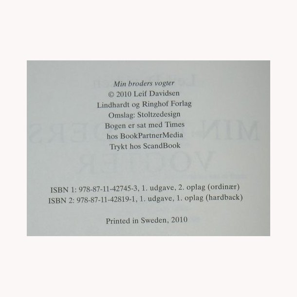 Min broders vogter