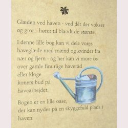 Glden ved at have en have