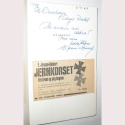 Jernkorset fra front og skyttegrav - signeret