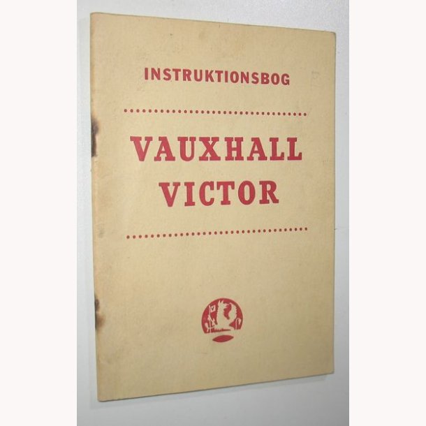 Instruktionsbog F Model Vauxhall Victor