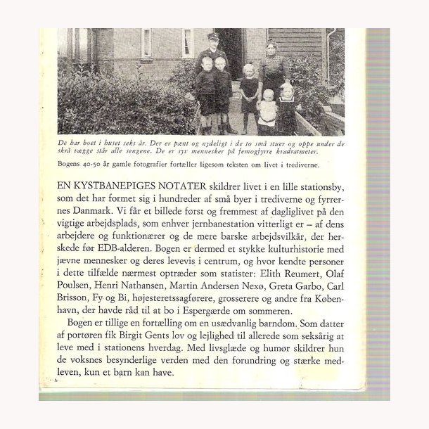 En kystbanepiges notater signeret 