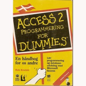 Access 2 - programming for dummies