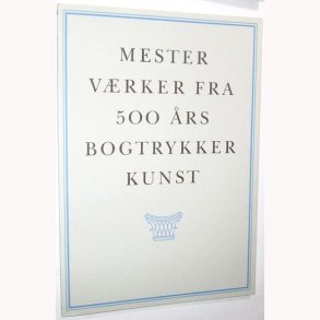 Mestervrker fra 500 rs bogtrykkerkunst