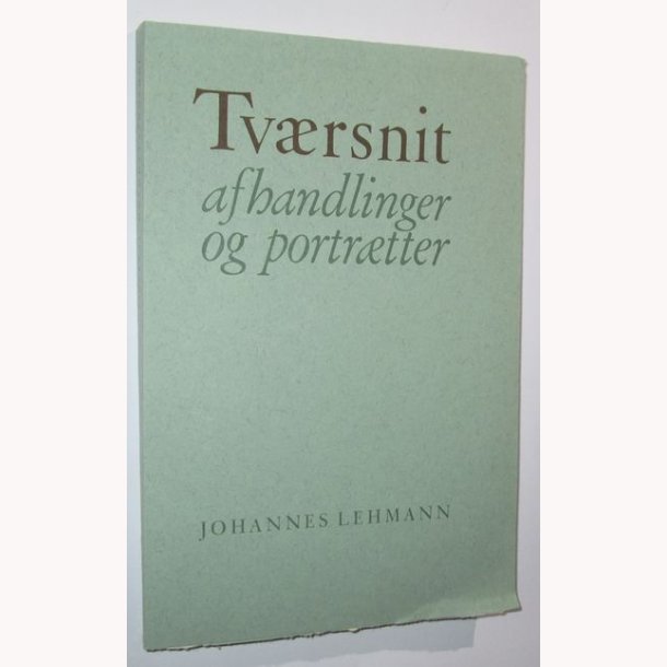 Tvrsnit - afhandlinger og portrtter