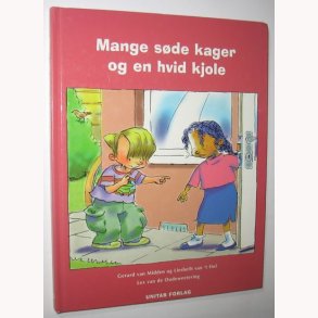 Mange sde kager og en hvid kjole