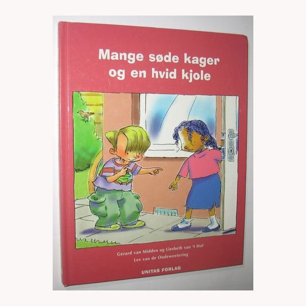 Mange sde kager og en hvid kjole