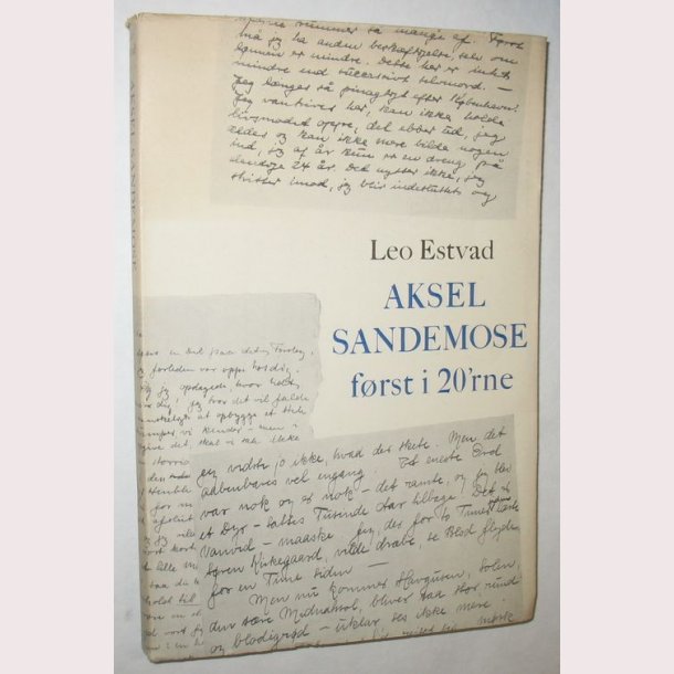 Aksel Sandemose frst i 20&acute;erne