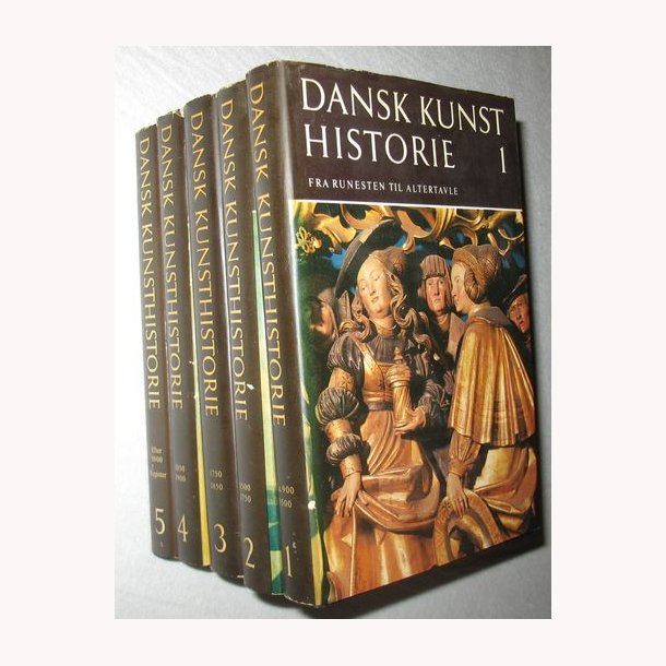 Dansk kunsthistorie Bind 1-5