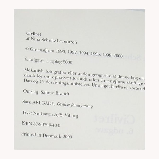 Civilret 6. reviderede udg.