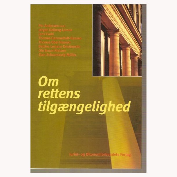 Om rettens tilgngelighed
