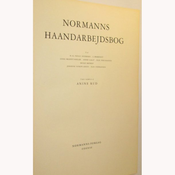 Normanns Haandarbejdsbog