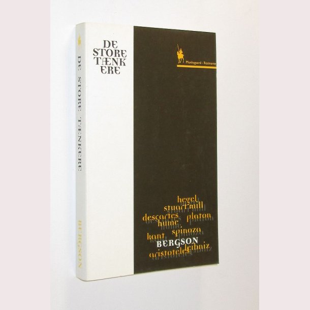 De store tnkere - Bergson