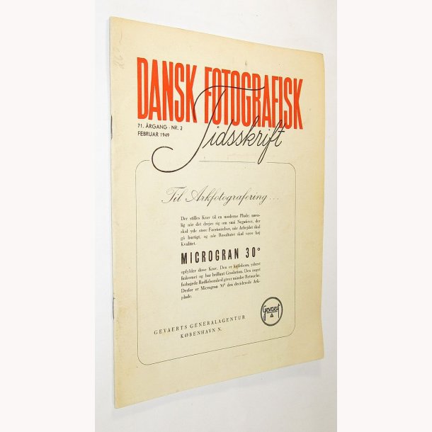 Dansk Fotografisk Tidsskrift 1949