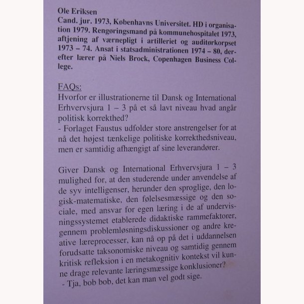 Dansk og International Erhvervsjura 1