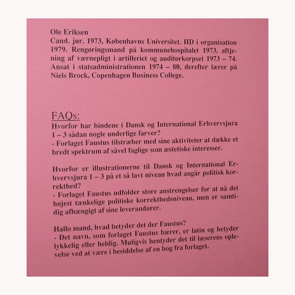 Dansk og International Erhvervsjura 2