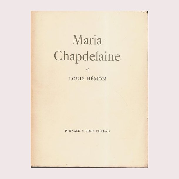 Maria Chapdelaine