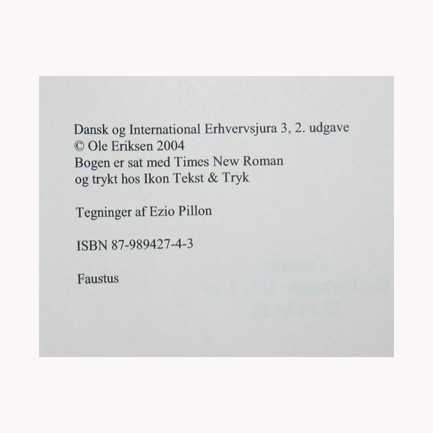 Dansk og International Erhvervsjura 3