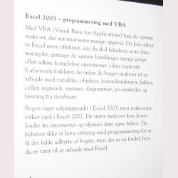 Excel 2003 programmering med VBA