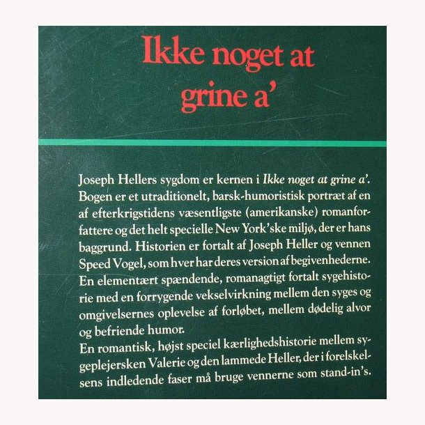 Ikke noget at grine a&acute;