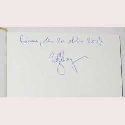 Sigtet for tavshed - signeret