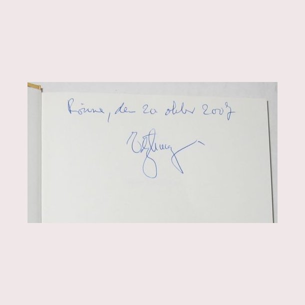 Sigtet for tavshed - signeret