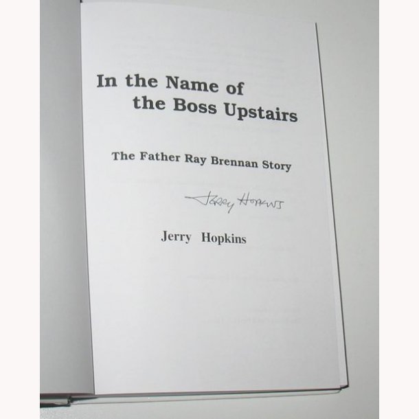 In the Name of the Boss Upstairs - signeret