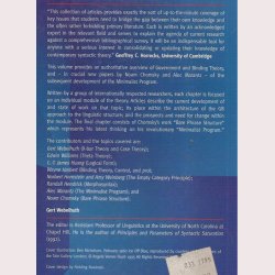 Government and Binding Therory and The Minimalist