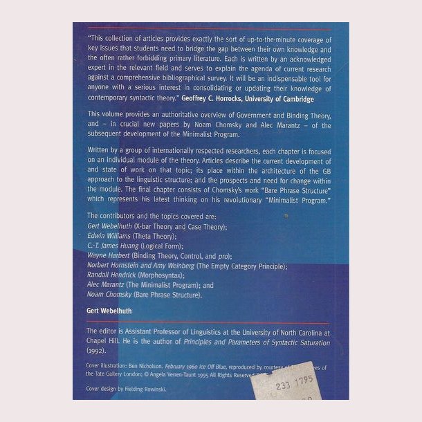 Government and Binding Therory and The Minimalist