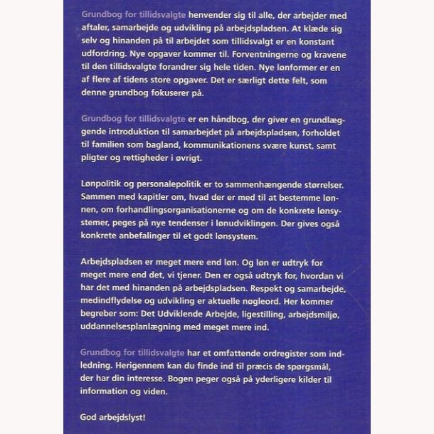 Grundbog for tillidsvalgte