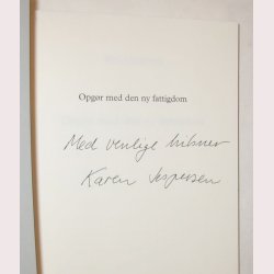 Opgr med den ny fattigdom - signeret