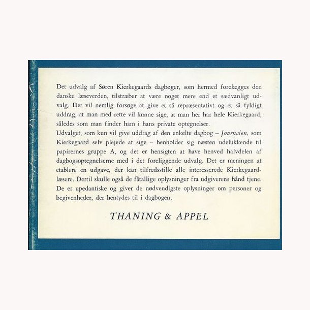 Kierkegaards dagbger bind l+ll