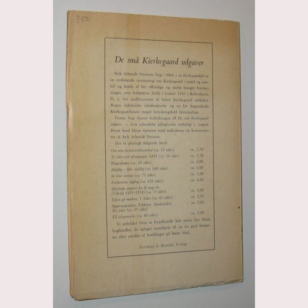 Midt i en Kierkegaardtid - en orientering