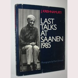 Last Talks at Saanen 1985