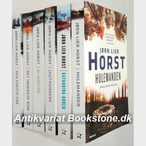 6 stk. romaner af Jrn Lier Horst