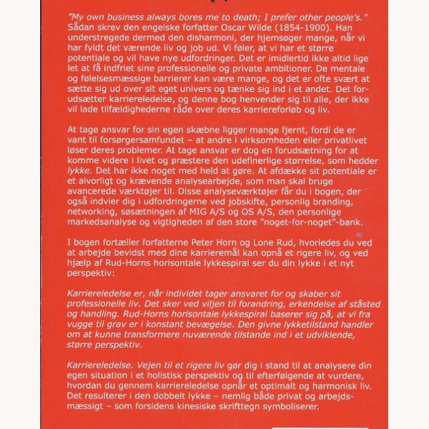 Karriereledelse - vejen til et rigere liv