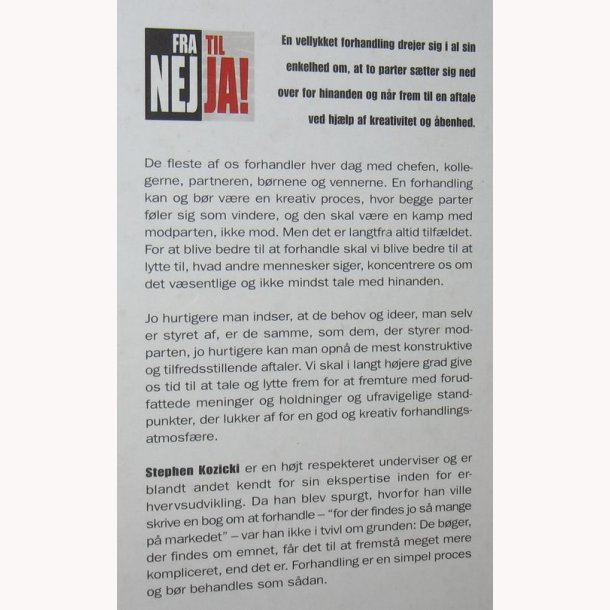 Fra NEJ til JA!