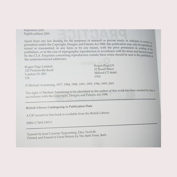 Human Resource Management Practice