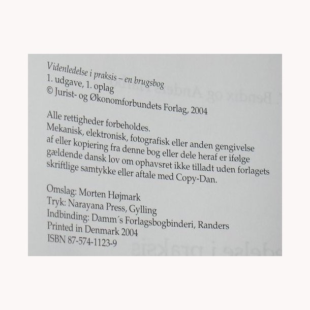 Videnledelse i praksis - en brugsbog