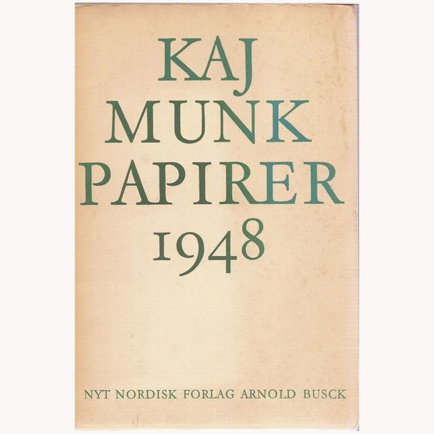 Kaj Munks papirer 1948