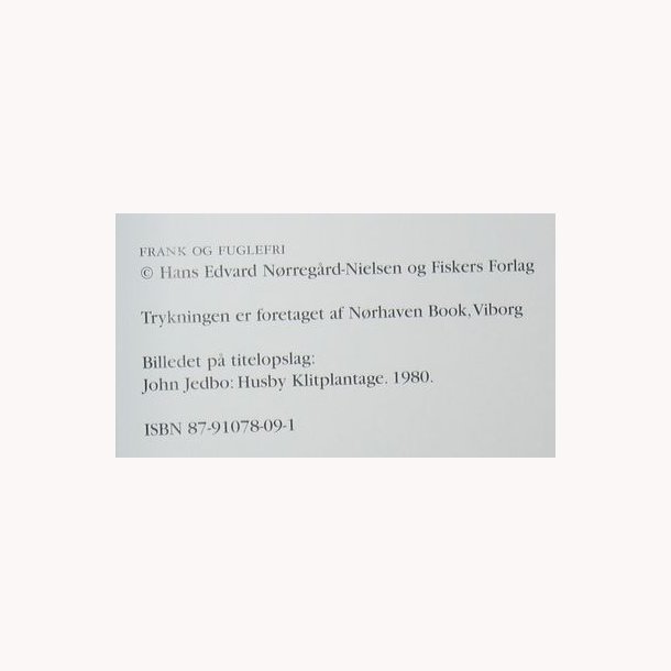 Frank &amp; Fuglefri