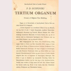 Tertium Organum - En ngle til verdensgaaderne
