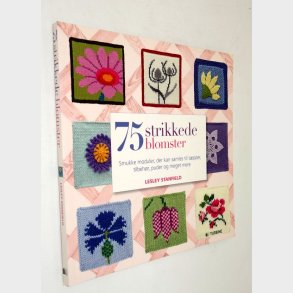 75 strikkede blomster: Lesley Stanfield